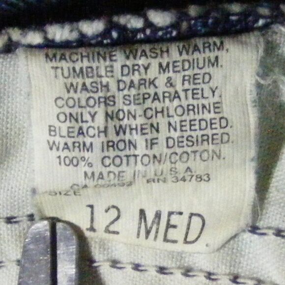 LEE Jeans, 28, VINTAGE, Relaxed fit, Lighter Wash, Union Tag, Mom Waist - Picture 13 of 15